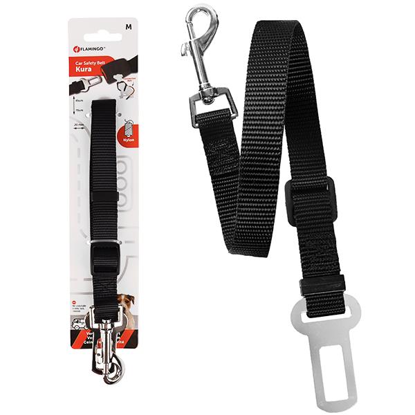 Flamingo Car Safety Belt Kura Автомобильный ремень безопасности для собак M (502515)
